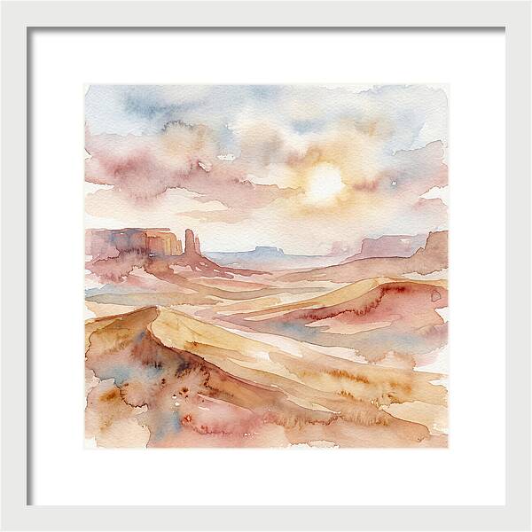 Desert Serenity At Dusk