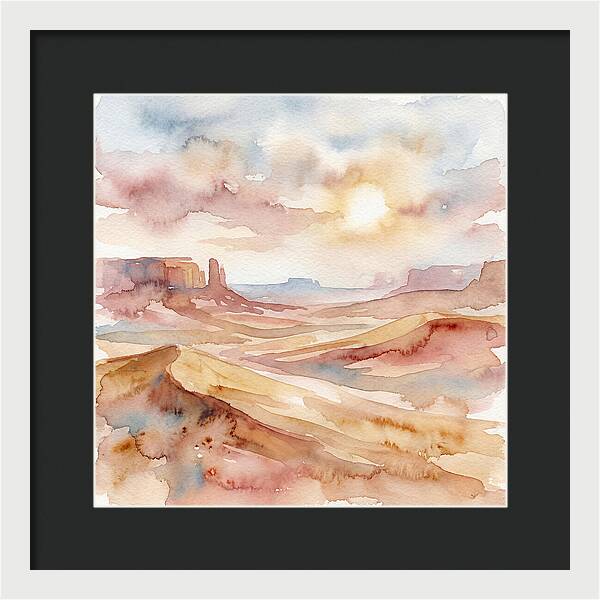 Desert Serenity At Dusk