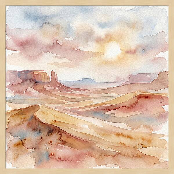 Desert Serenity At Dusk