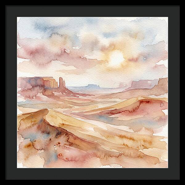 Desert Serenity At Dusk