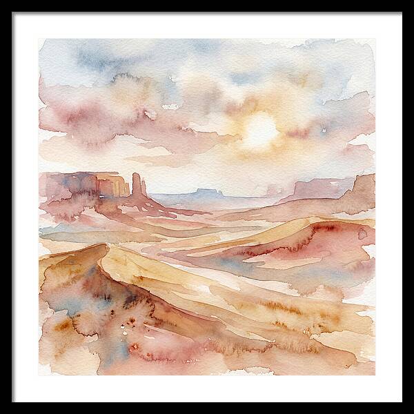 Desert Serenity At Dusk