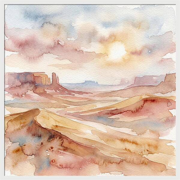 Desert Serenity At Dusk