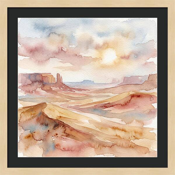 Desert Serenity At Dusk