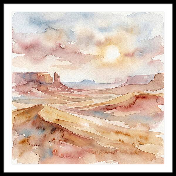Desert Serenity At Dusk