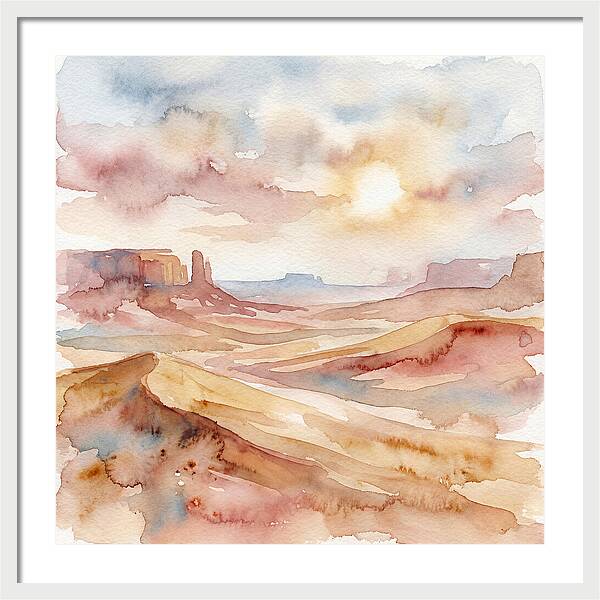 Desert Serenity At Dusk