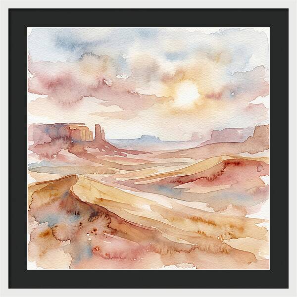 Desert Serenity At Dusk