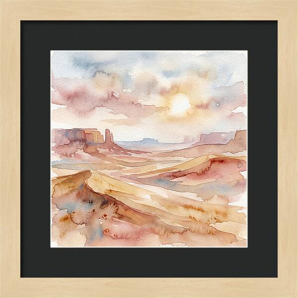 Desert Serenity At Dusk