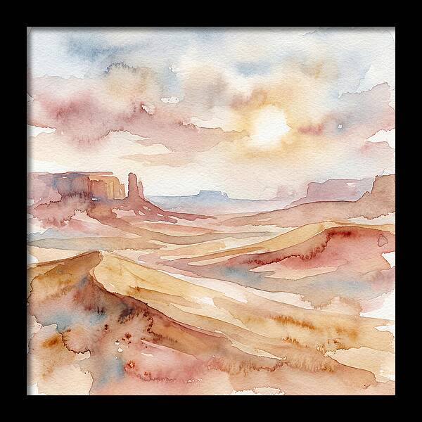 Desert Serenity At Dusk