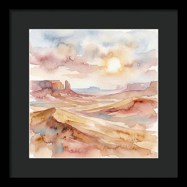 Desert Serenity At Dusk