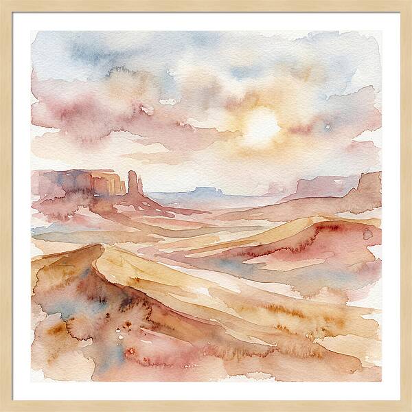 Desert Serenity At Dusk