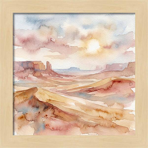 Desert Serenity At Dusk