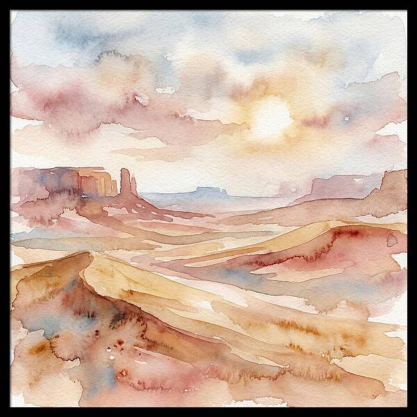 Desert Serenity At Dusk
