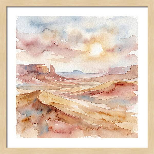 Desert Serenity At Dusk