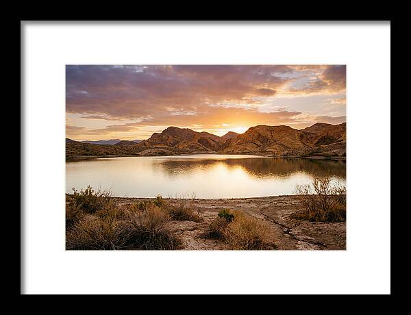 Desert Serenity At Sunset