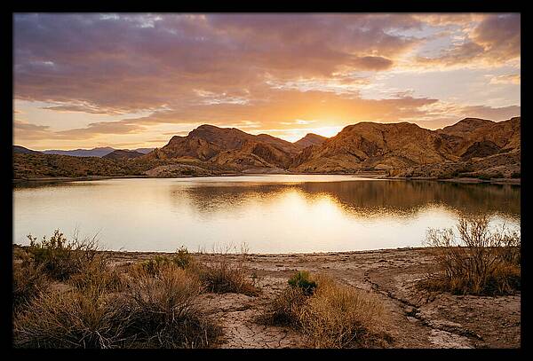 Desert Serenity At Sunset