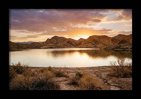 Desert Serenity At Sunset