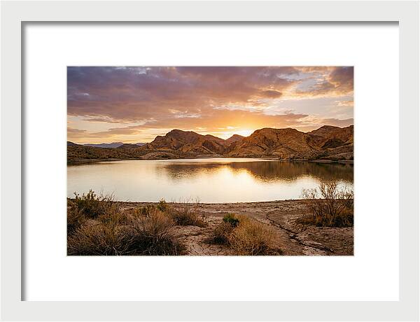 Desert Serenity At Sunset