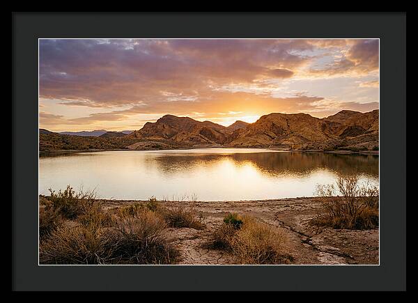 Desert Serenity At Sunset
