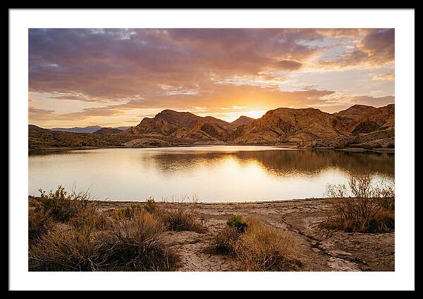 Desert Serenity At Sunset