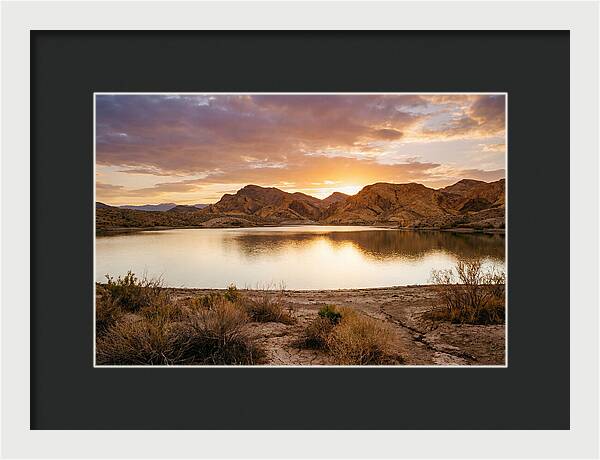 Desert Serenity At Sunset