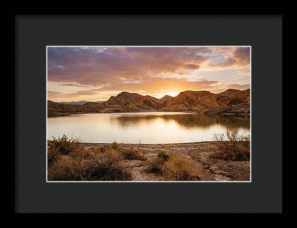 Desert Serenity At Sunset