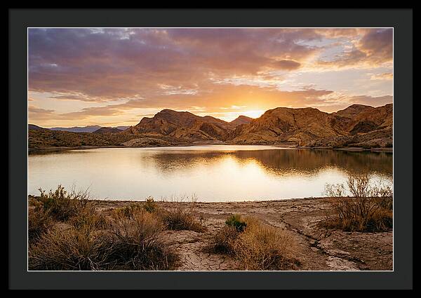Desert Serenity At Sunset