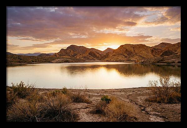 Desert Serenity At Sunset