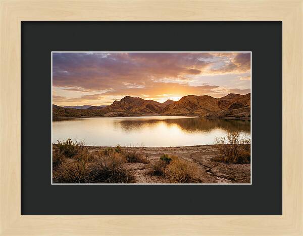 Desert Serenity At Sunset
