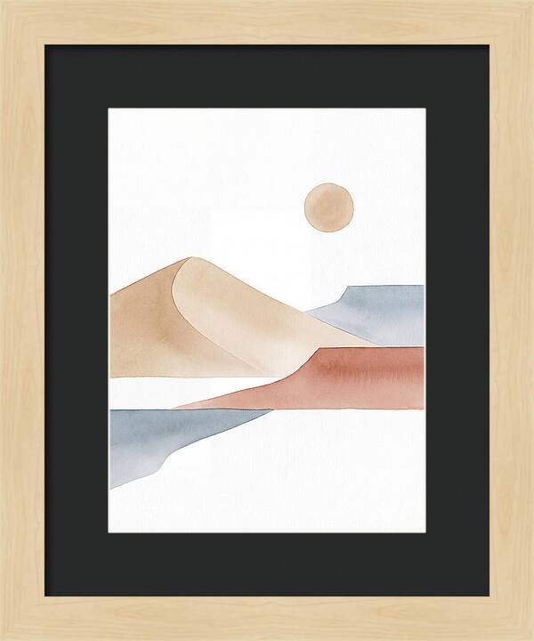 Desert Serenity In Minimalism
