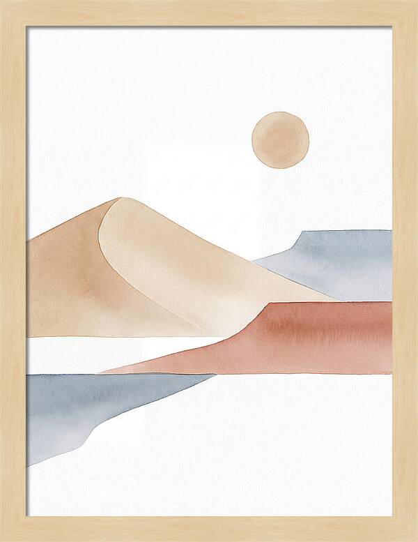 Desert Serenity In Minimalism