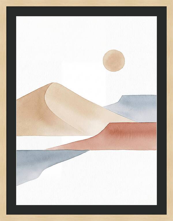 Desert Serenity In Minimalism
