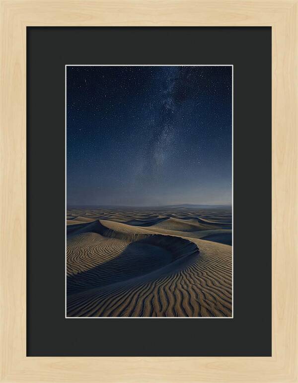 Desert Serenity Under Stars
