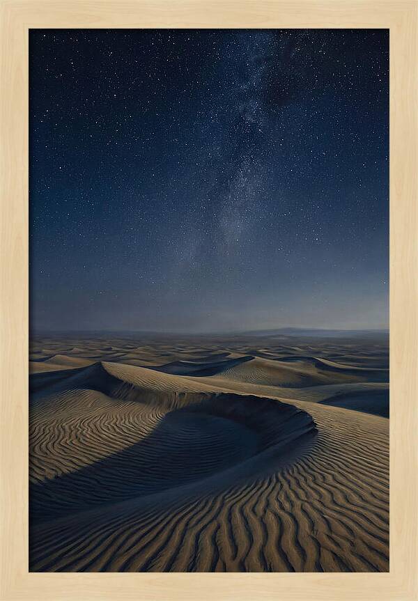 Desert Serenity Under Stars