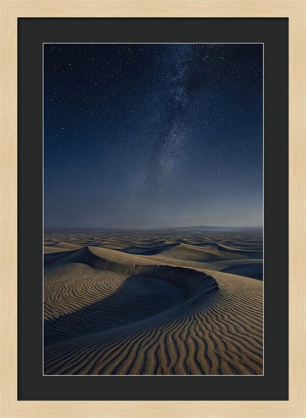 Desert Serenity Under Stars