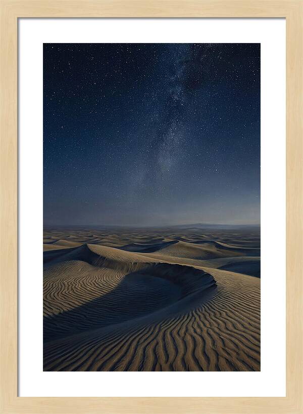 Desert Serenity Under Stars