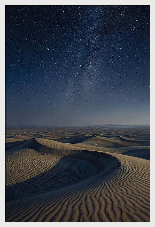 Desert Serenity Under Stars