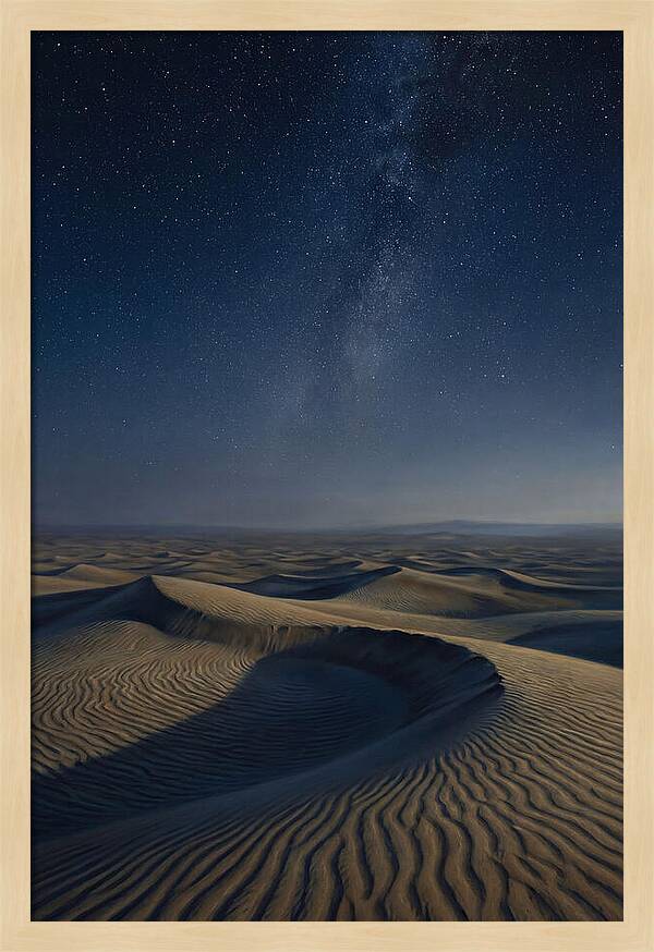Desert Serenity Under Stars
