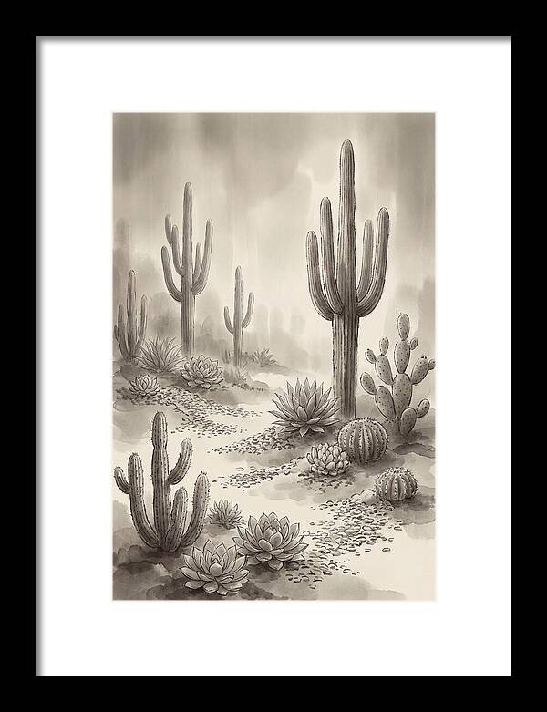 Desert Serenity With Cacti