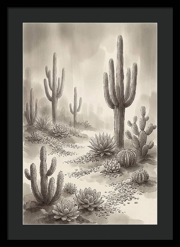 Desert Serenity With Cacti