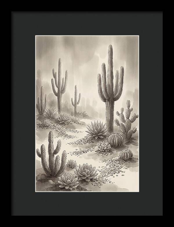 Desert Serenity With Cacti