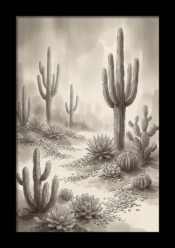 Desert Serenity With Cacti