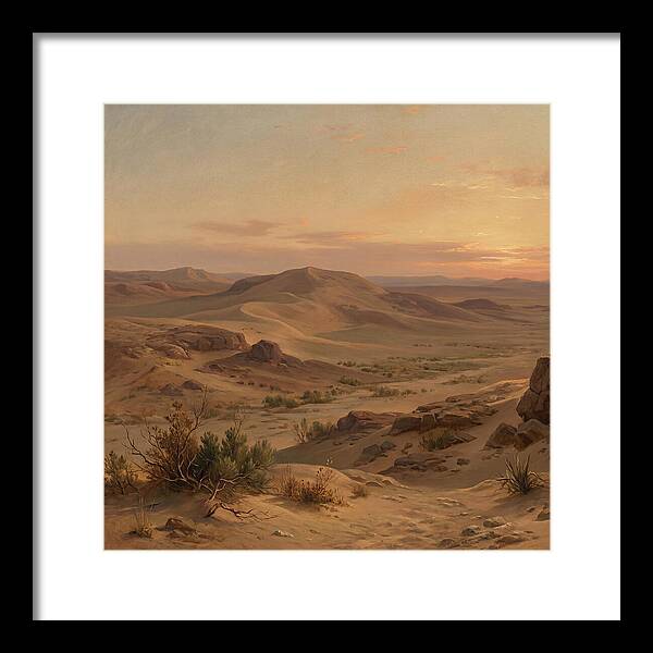 Desert Tranquility At Twilight
