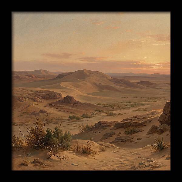 Desert Tranquility At Twilight