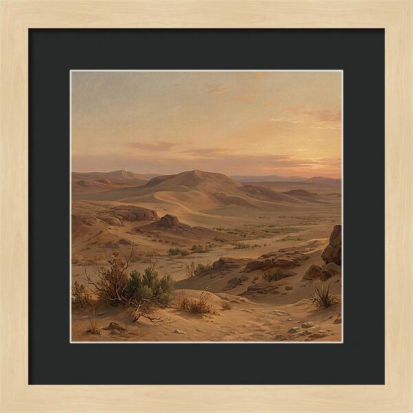 Desert Tranquility At Twilight