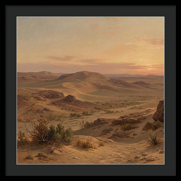 Desert Tranquility At Twilight