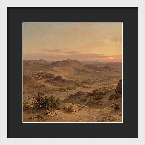 Desert Tranquility At Twilight