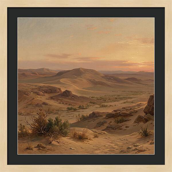 Desert Tranquility At Twilight