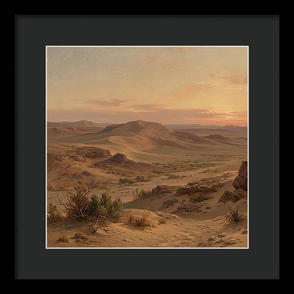 Desert Tranquility At Twilight