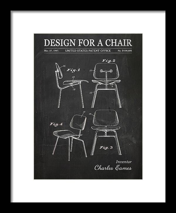 Design For A Chair Eames Molded Plywood Chalkboard Patent Usd150685s