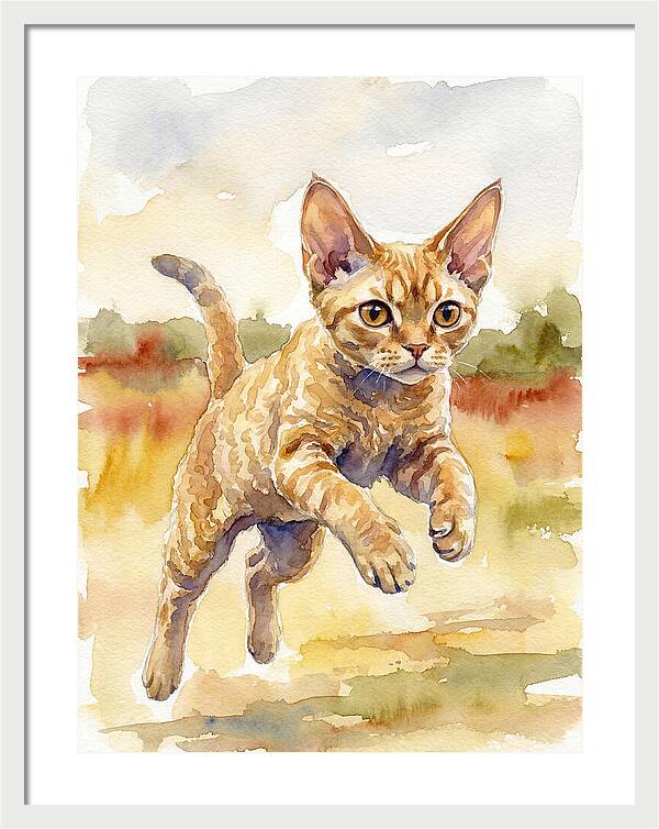 Devon Rex In Motion